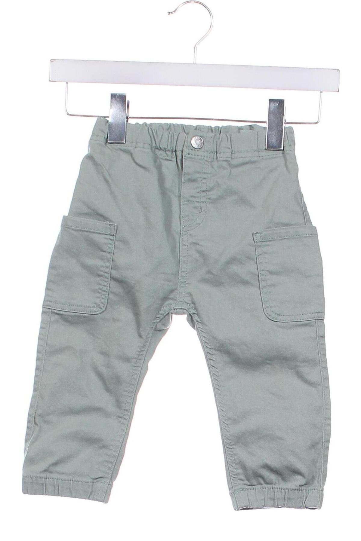 Pantaloni pentru copii H&M, Mărime 18-24m/ 86-98 cm, Culoare Verde, Preț 29,99 Lei