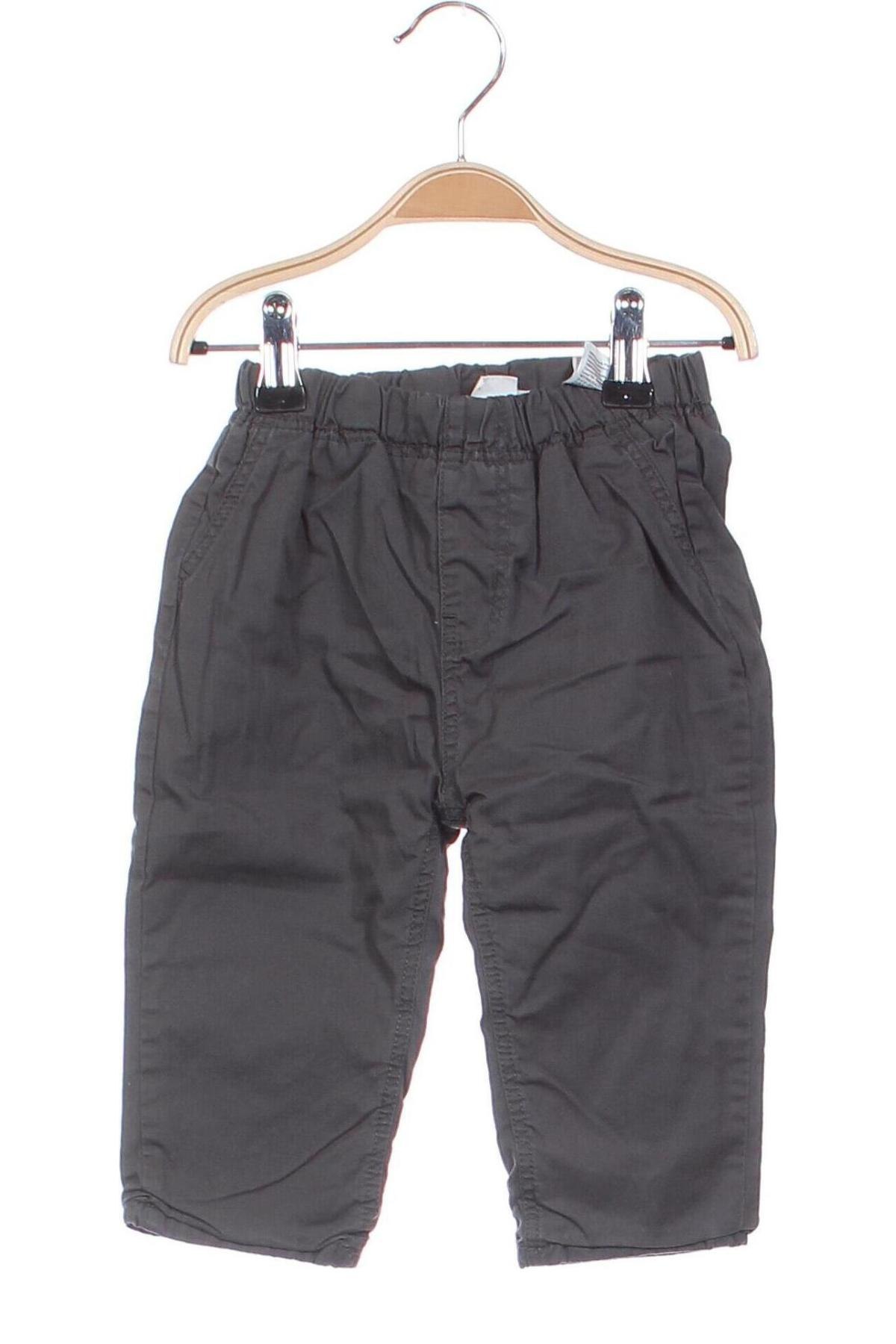 Pantaloni pentru copii H&M, Mărime 12-18m/ 80-86 cm, Culoare Gri, Preț 29,99 Lei