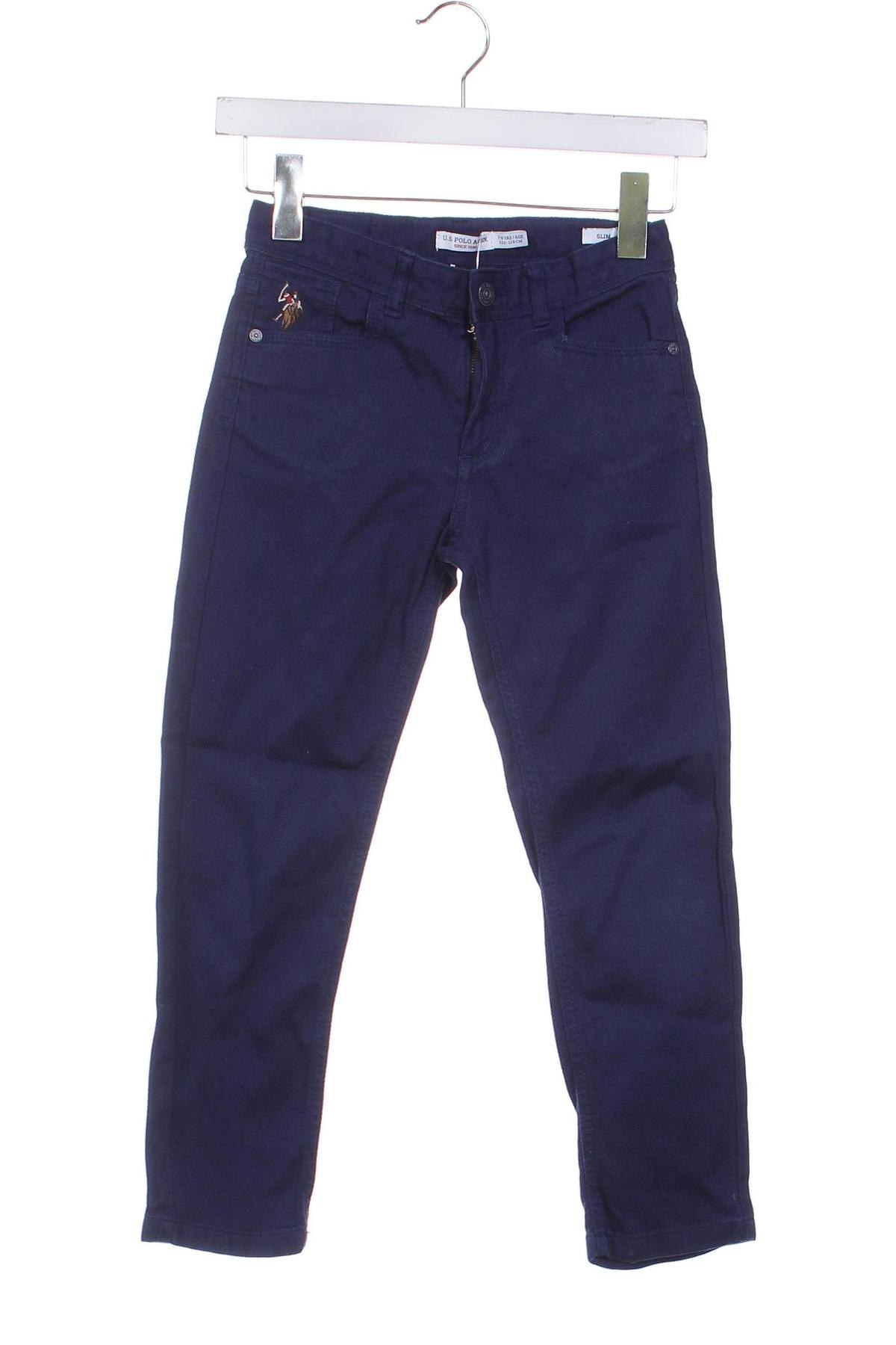 Pantaloni pentru copii U.S. Polo Assn., Mărime 6-7y/ 122-128 cm, Culoare Albastru, Preț 73,99 Lei