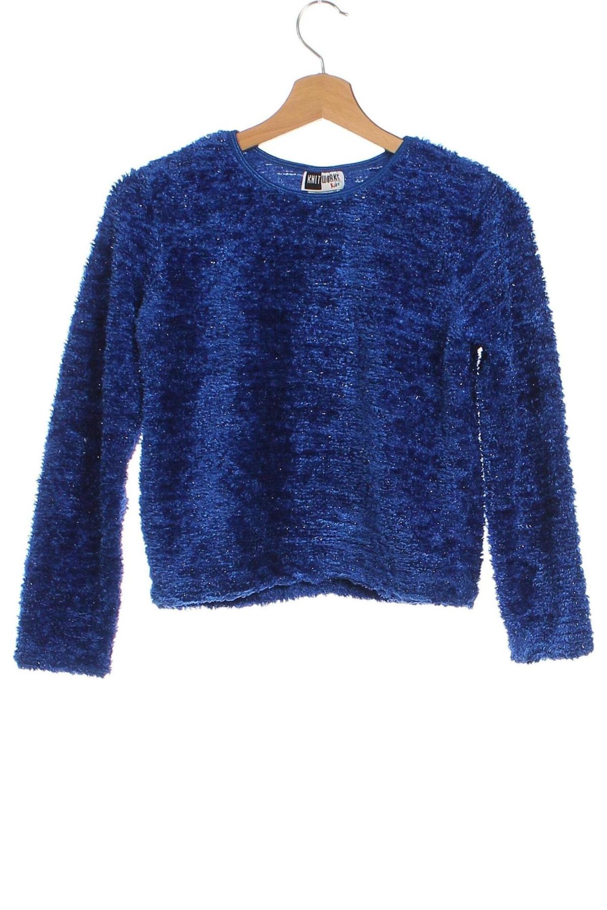 Kinderpullover, Größe 11-12y/ 152-158 cm, Farbe Blau, Preis 3,49 €