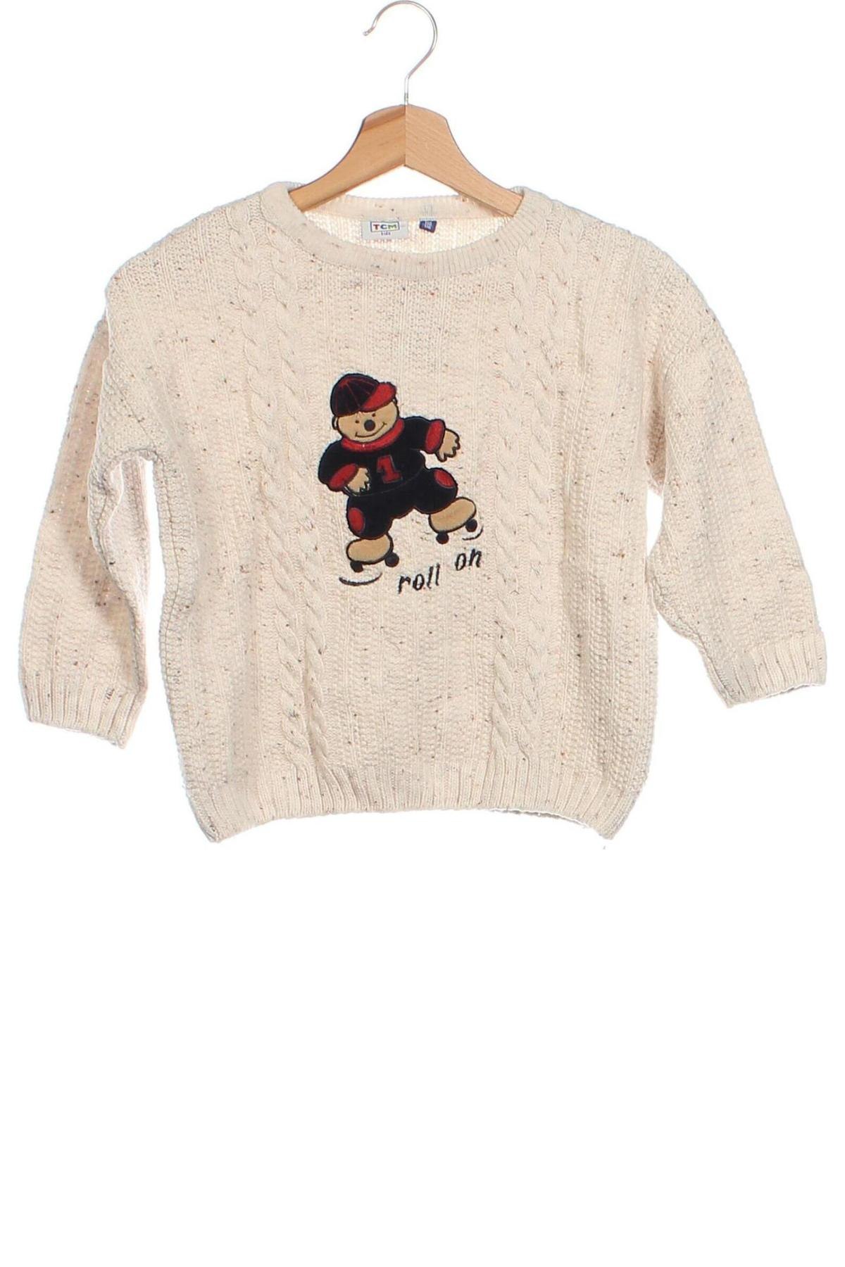 Kinderpullover TCM, Größe 3-4y/ 104-110 cm, Farbe Beige, Preis 7,49 €