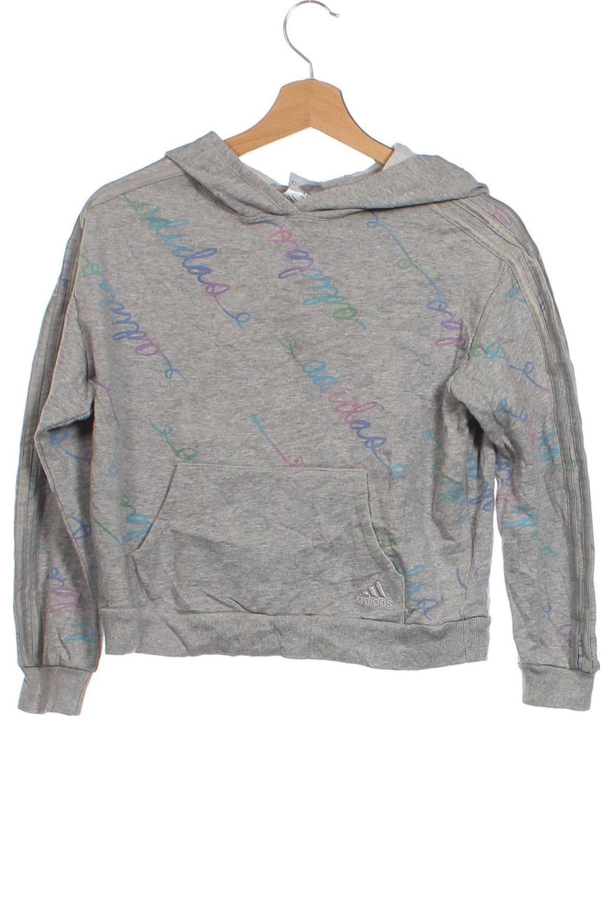 Gyerek sweatshirt Adidas, Méret 13-14y / 164-168 cm, Szín Szürke, Ár 5 299 Ft