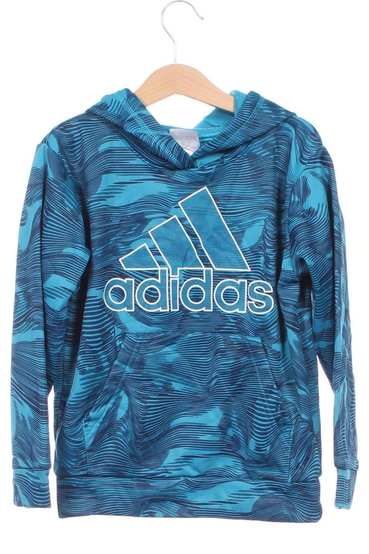 Kinder Sweatshirts Adidas, Größe 6-7y/ 122-128 cm, Farbe Blau, Preis 11,99 €