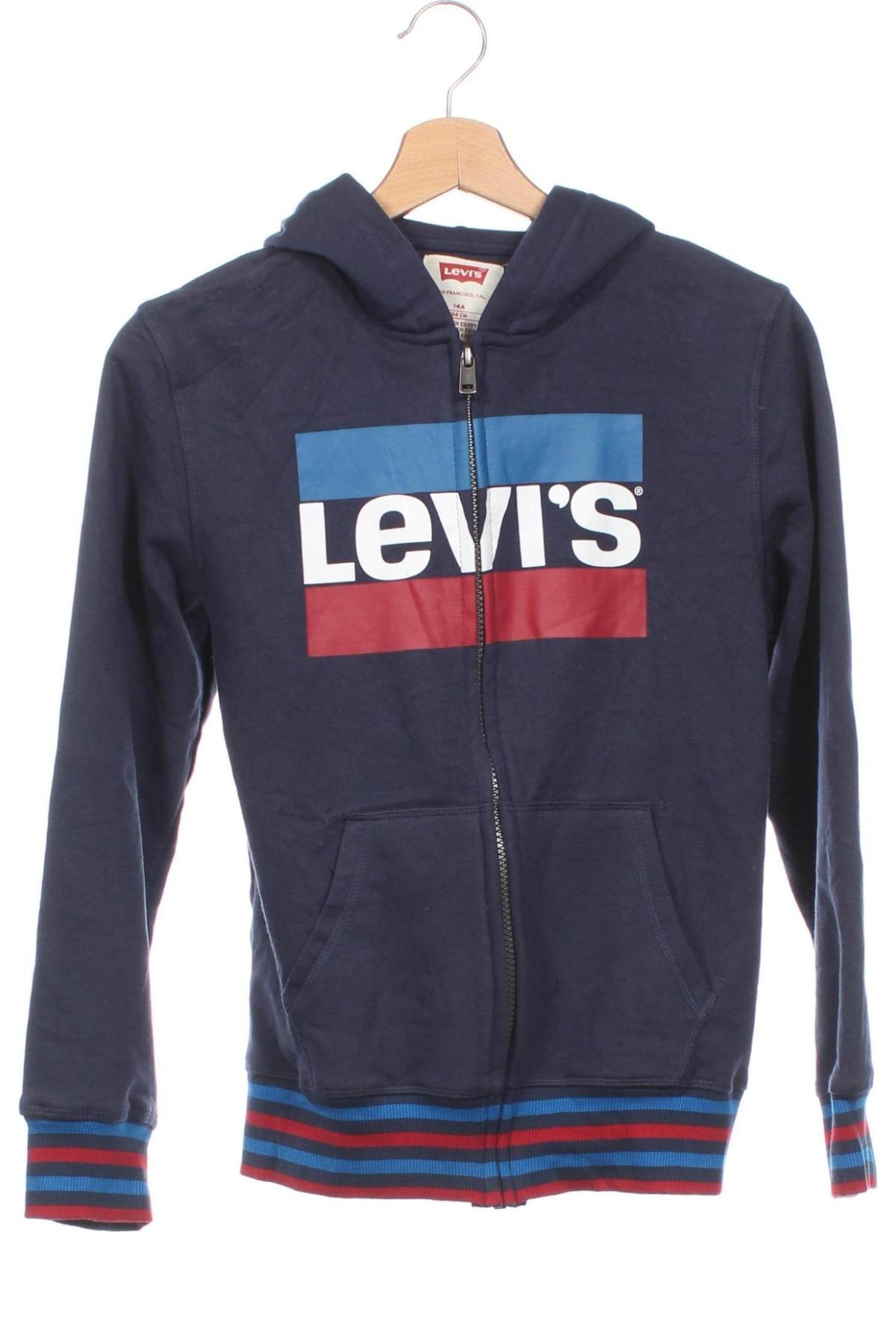 Dziecięca bluza Levi's, Rozmiar 12-13y/ 158-164 cm, Kolor Niebieski, Cena 59,99 zł