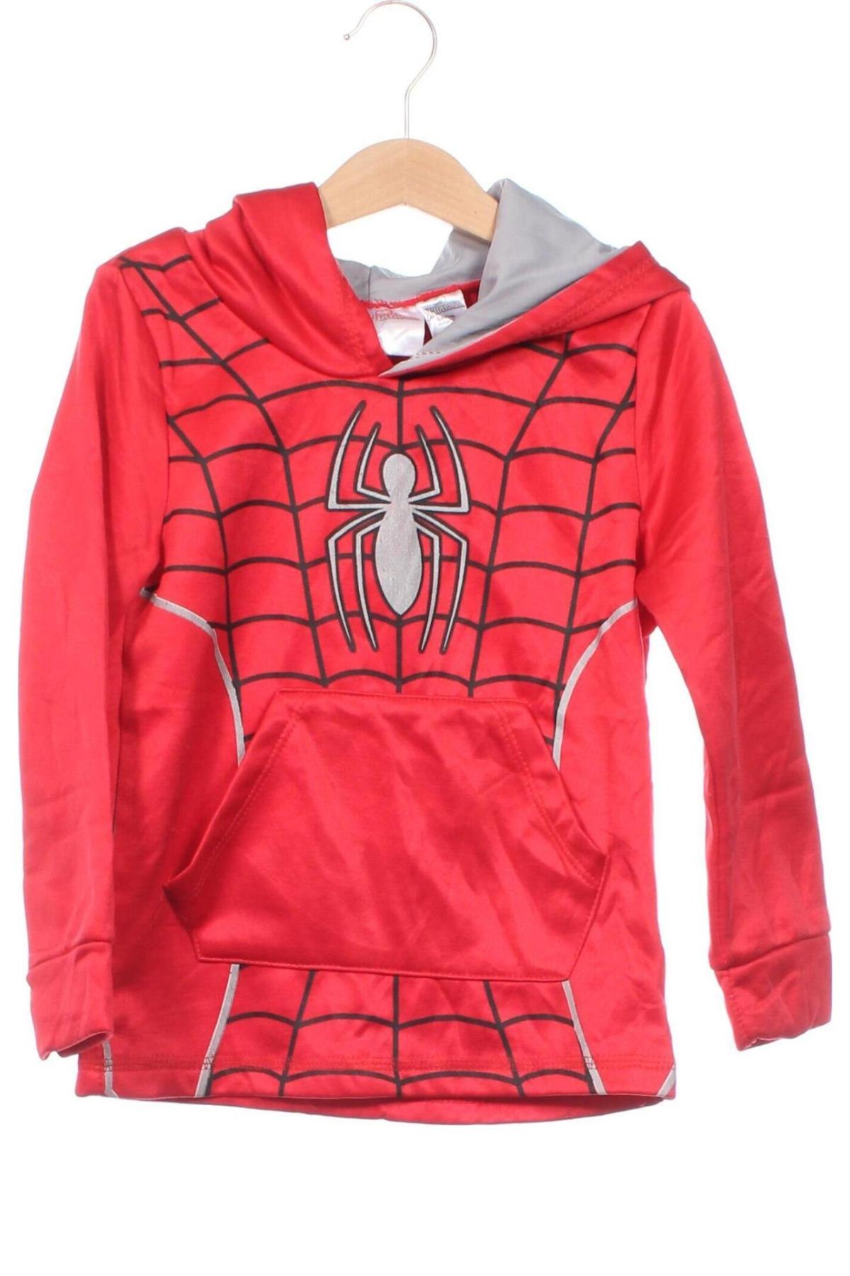 Παιδικό φούτερ Spiderman, Μέγεθος 5-6y/ 116-122 εκ., Χρώμα Κόκκινο, Τιμή 7,49 €