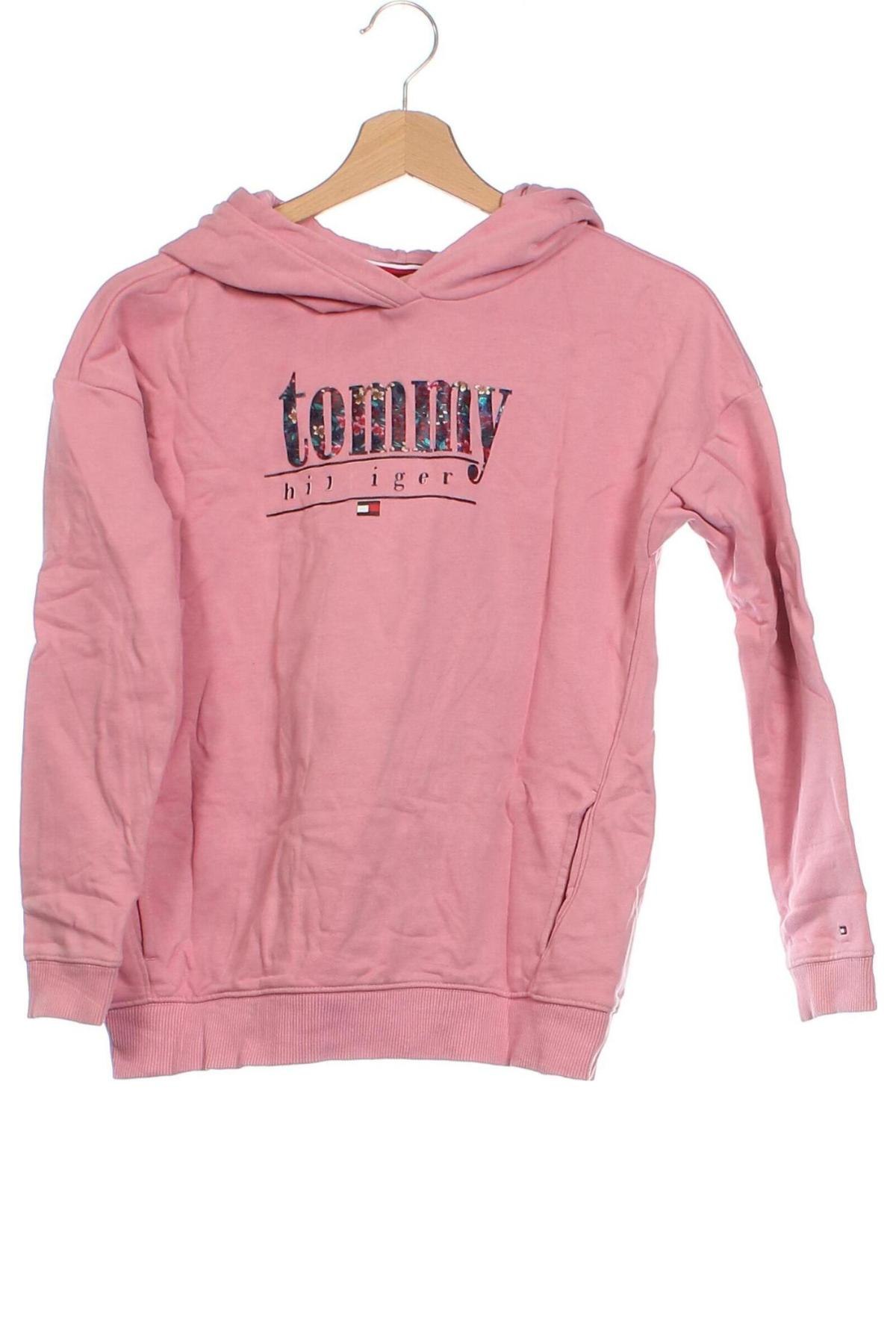 Kinder Sweatshirts Tommy Hilfiger, Größe 10-11y/ 146-152 cm, Farbe Rosa, Preis 32,49 €