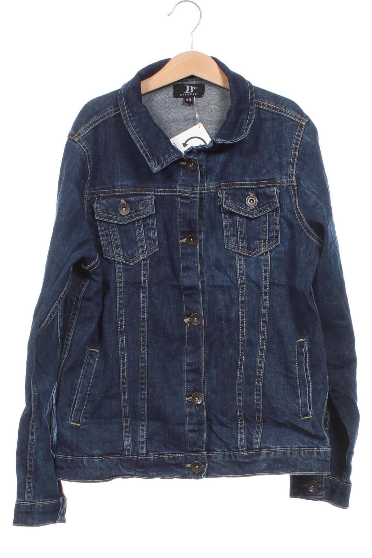 Kinder Jeansjacke, Größe 11-12y/ 152-158 cm, Farbe Blau, Preis € 10,49