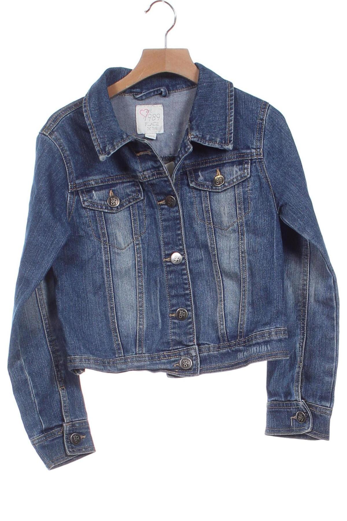 Kinder Jeansjacke, Größe 7-8y/ 128-134 cm, Farbe Blau, Preis € 12,99