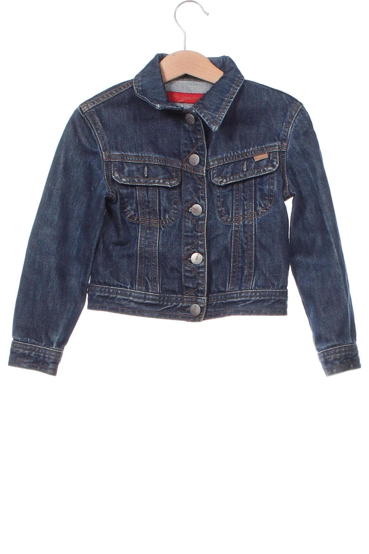 Kinder Jeansjacke FC Jeans, Größe 4-5y/ 110-116 cm, Farbe Blau, Preis 9,99 €