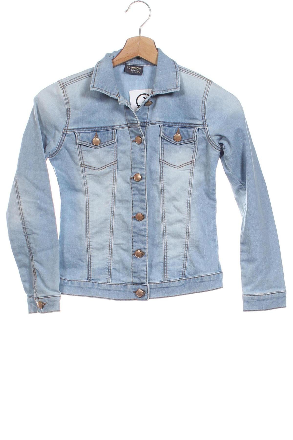 Kinder Jeansjacke LC Waikiki, Größe 8-9y/ 134-140 cm, Farbe Blau, Preis 22,61 €