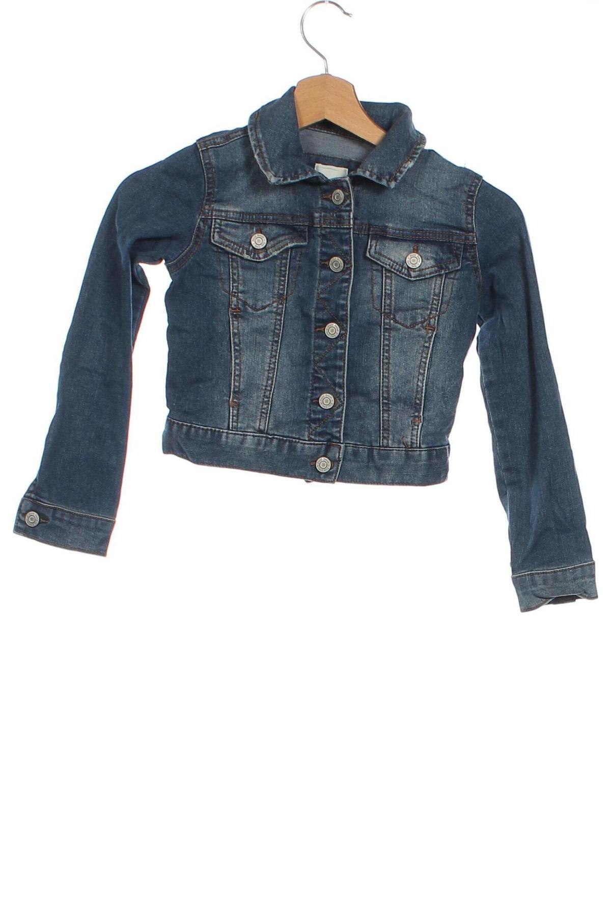 Kinder Jeansjacke Mudd, Größe 7-8y/ 128-134 cm, Farbe Blau, Preis € 10,49