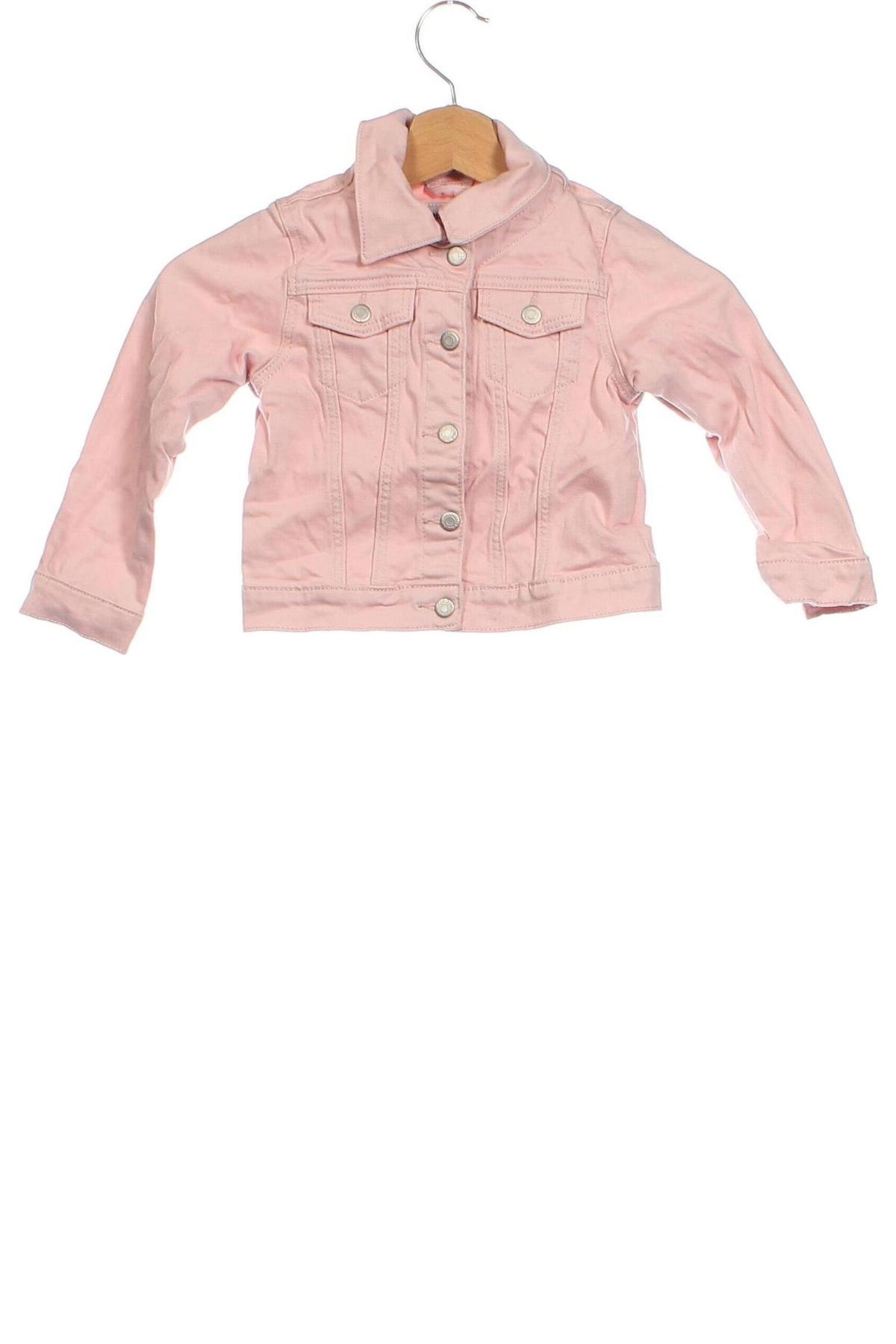 Dziecięca kurtka dżinsowa Old Navy, Rozmiar 2-3y/ 98-104 cm, Kolor Różowy, Cena 115,99 zł