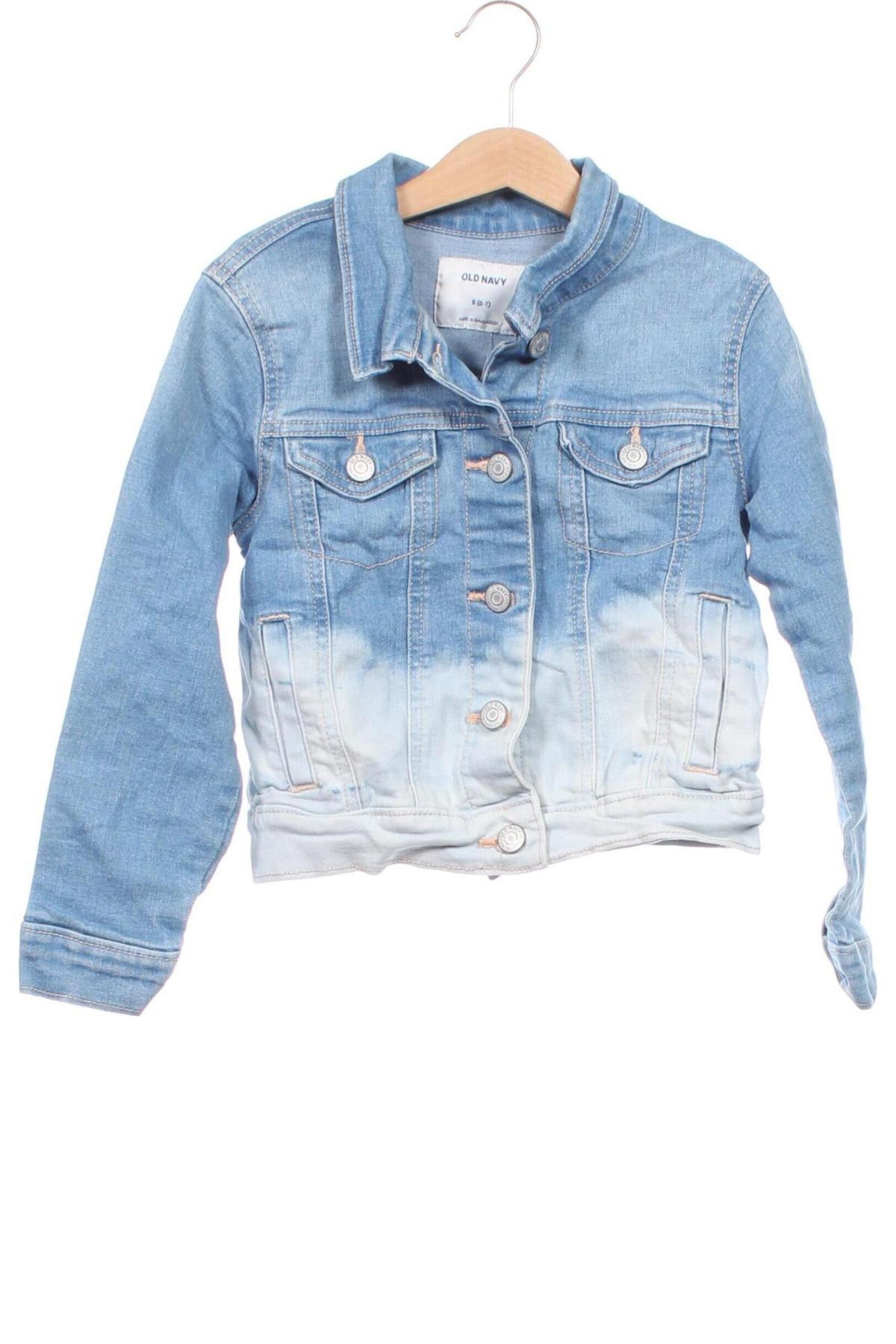 Kinder Jeansjacke Old Navy, Größe 6-7y/ 122-128 cm, Farbe Blau, Preis € 10,49