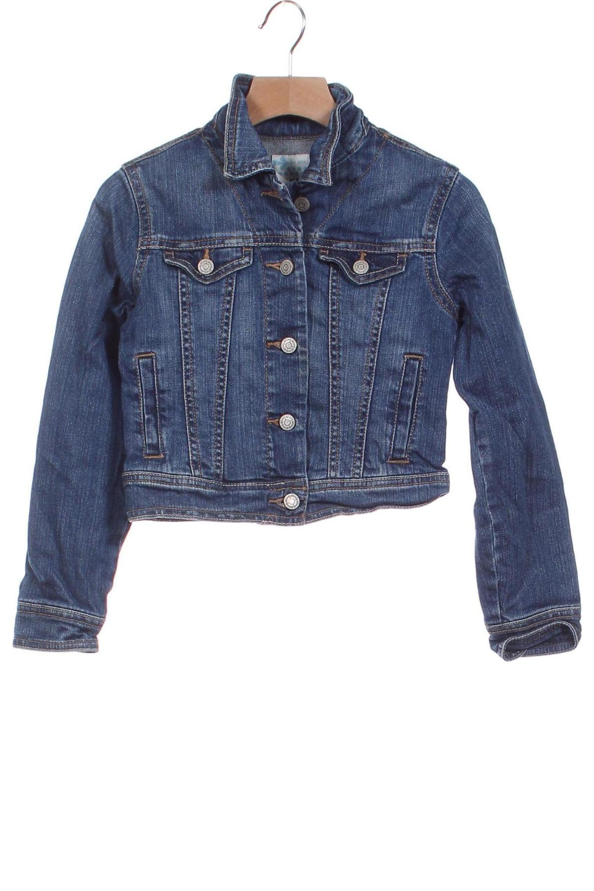 Kinder Jeansjacke Old Navy, Größe 6-7y/ 122-128 cm, Farbe Blau, Preis € 9,99