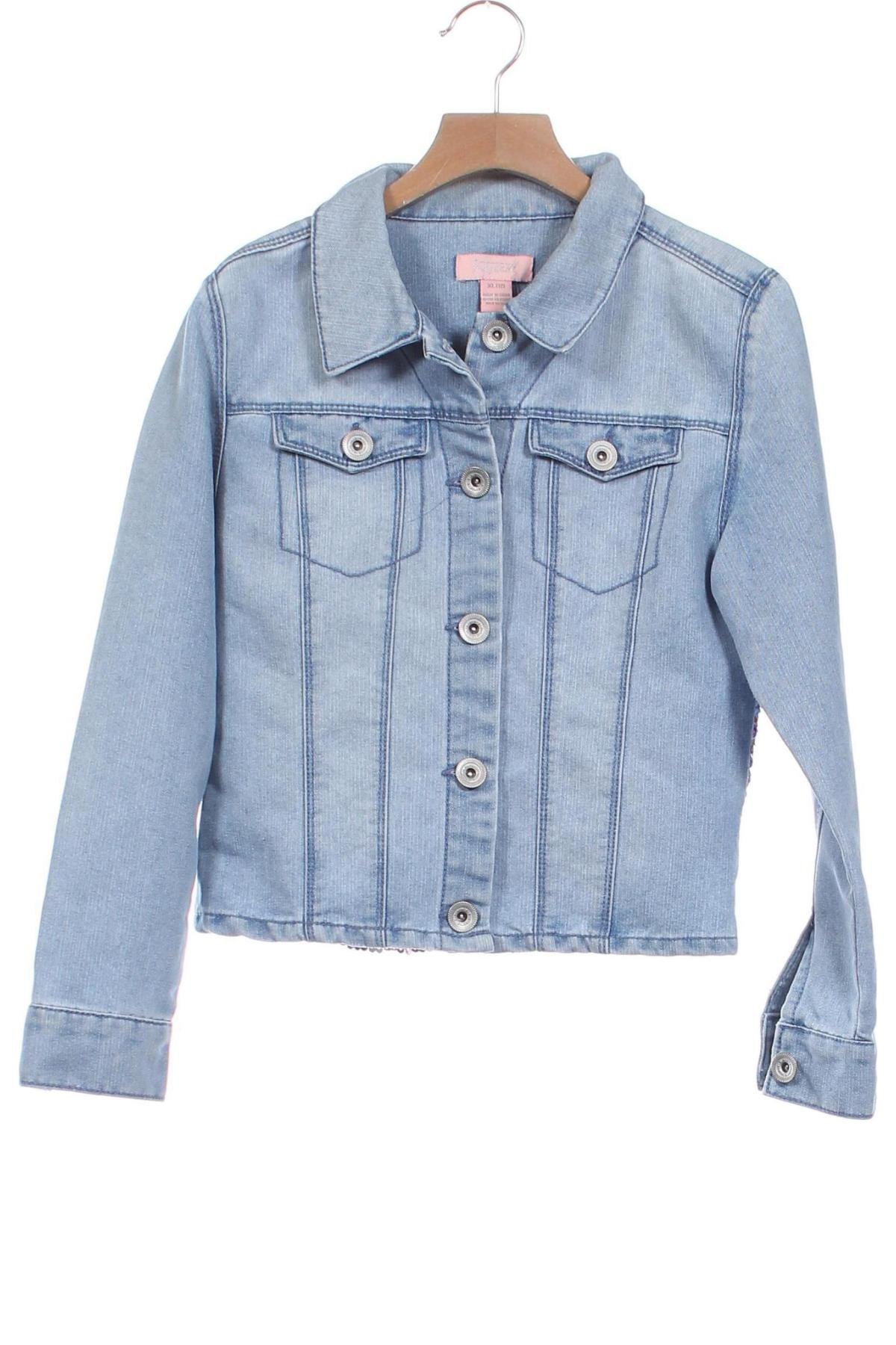 Kinder Jeansjacke Squeeze, Größe 11-12y/ 152-158 cm, Farbe Blau, Preis € 13,35