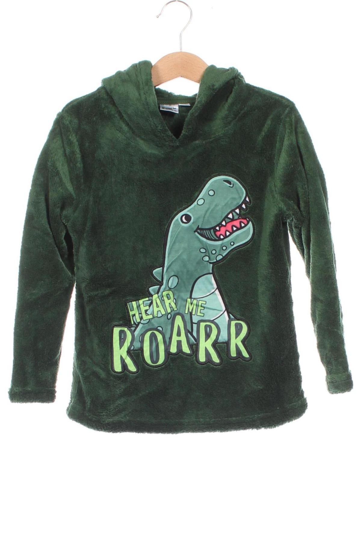 Kinder Fleece Roar, Größe 4-5y/ 110-116 cm, Farbe Grün, Preis 9,99 €