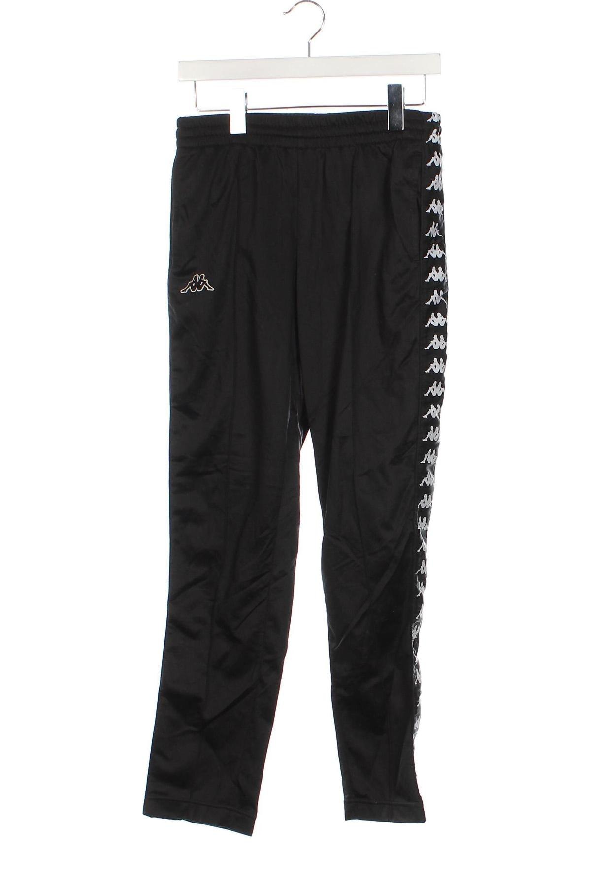 Kinder Sporthose Kappa, Größe 15-18y/ 170-176 cm, Farbe Schwarz, Preis 10,49 €