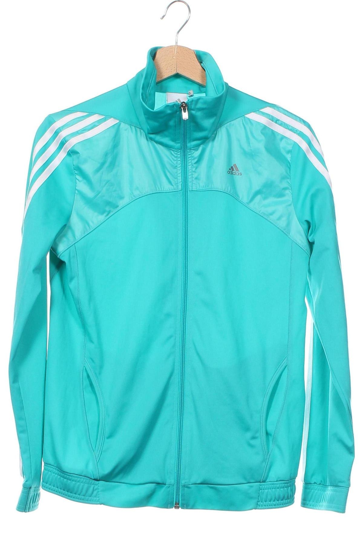 Bluză de trening, pentru copii Adidas, Mărime 8-9y/ 134-140 cm, Culoare Albastru, Preț 42,99 Lei