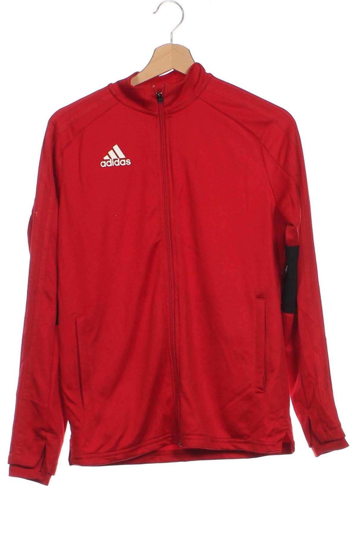 Παιδικό αθλητικό πάνω φόρμα Adidas, Μέγεθος 12-13y/ 158-164 εκ., Χρώμα Κόκκινο, Τιμή 12,99 €