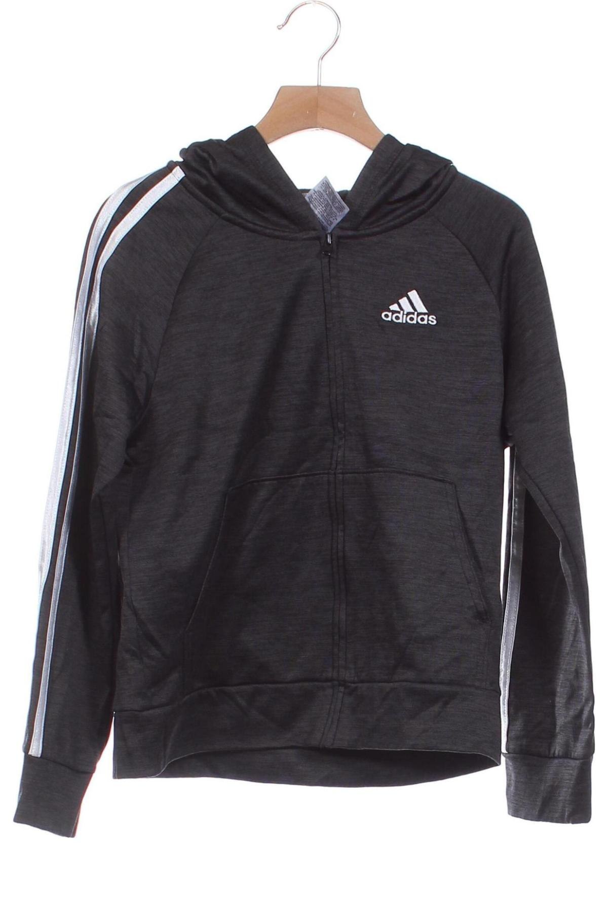 Παιδικό φούτερ Adidas, Μέγεθος 7-8y/ 128-134 εκ., Χρώμα Γκρί, Τιμή 25,99 €