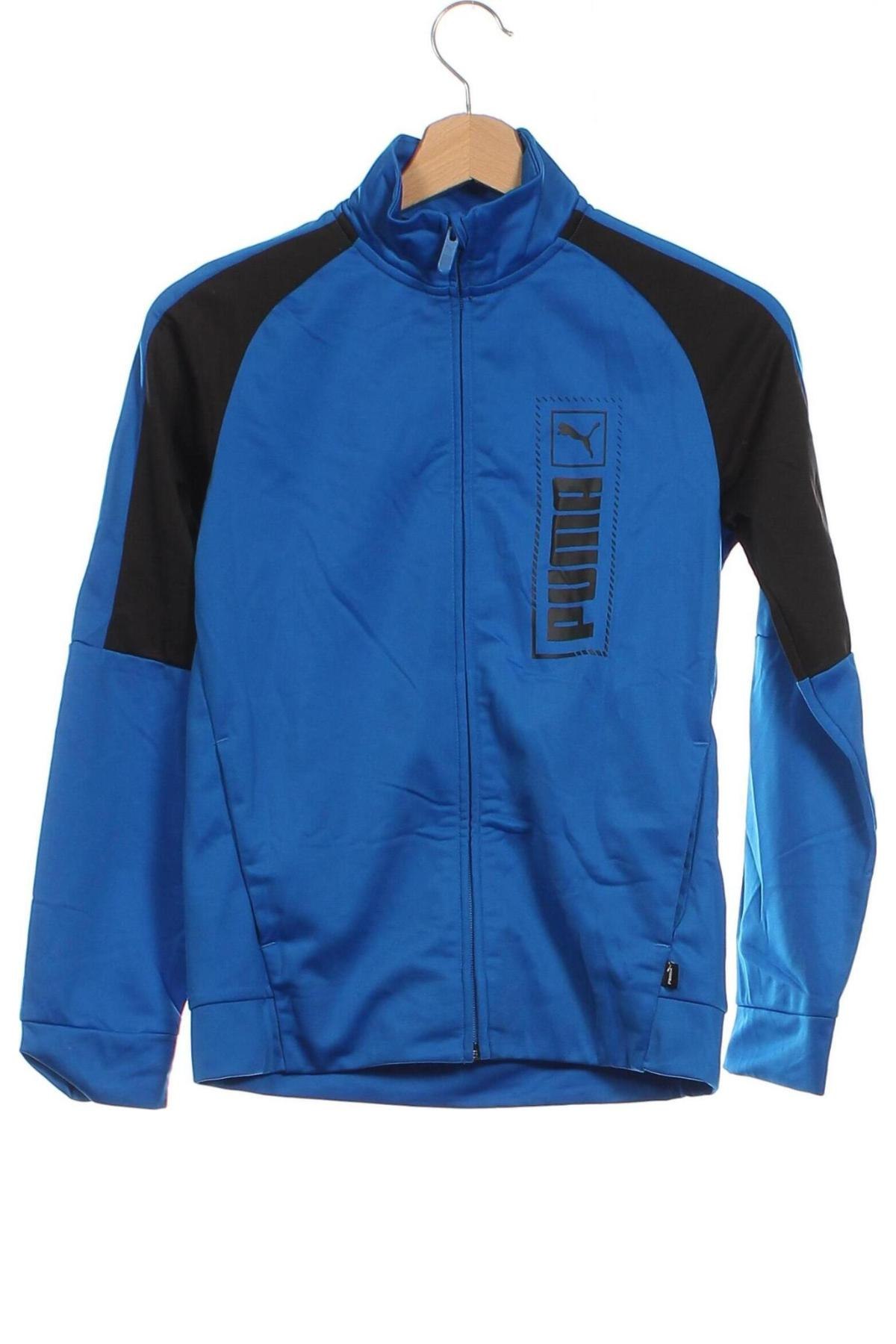 Bluză de trening, pentru copii PUMA, Mărime 10-11y/ 146-152 cm, Culoare Albastru, Preț 95,99 Lei