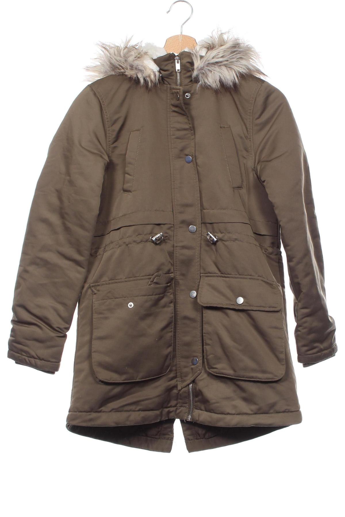 Kinderjacke H&M L.O.G.G., Größe 10-11y/ 146-152 cm, Farbe Grün, Preis 15,99 €