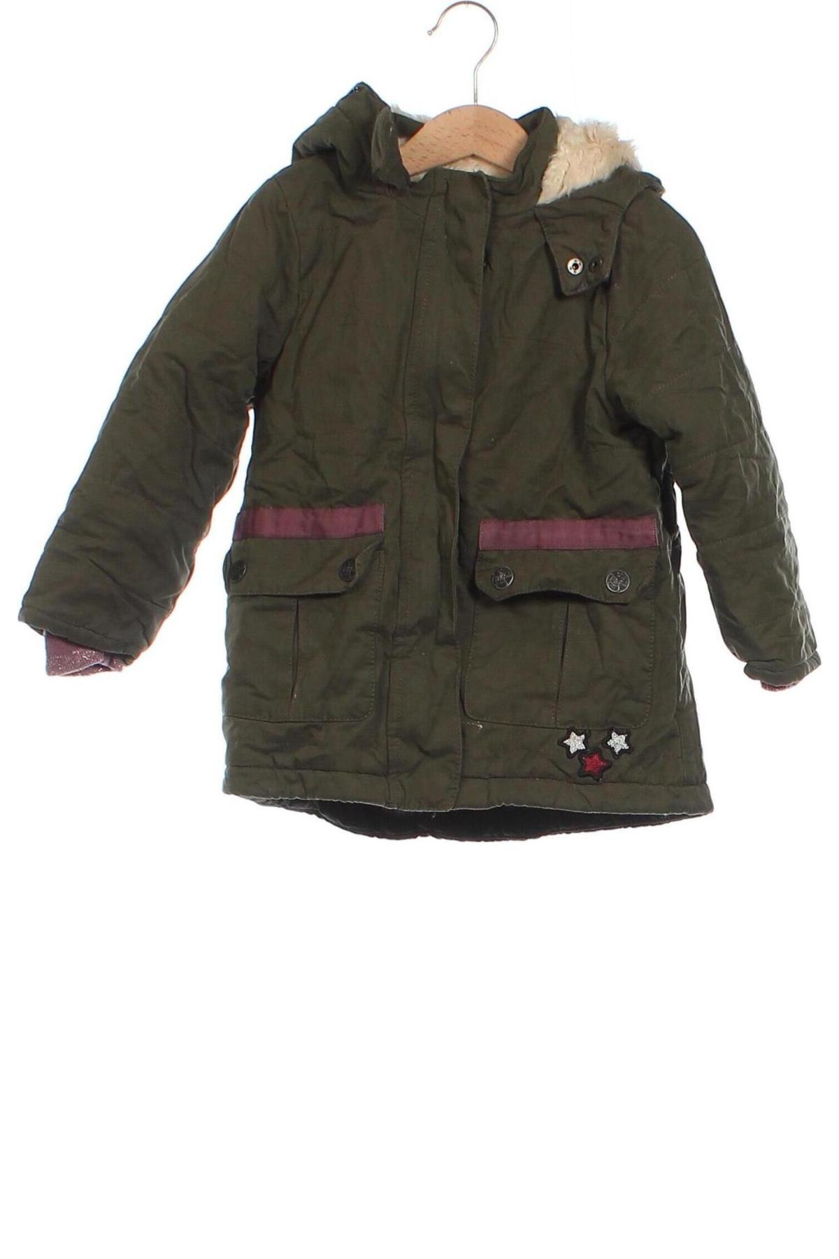 Kinderjacke Pocopiano, Größe 2-3y/ 98-104 cm, Farbe Grün, Preis 20,99 €