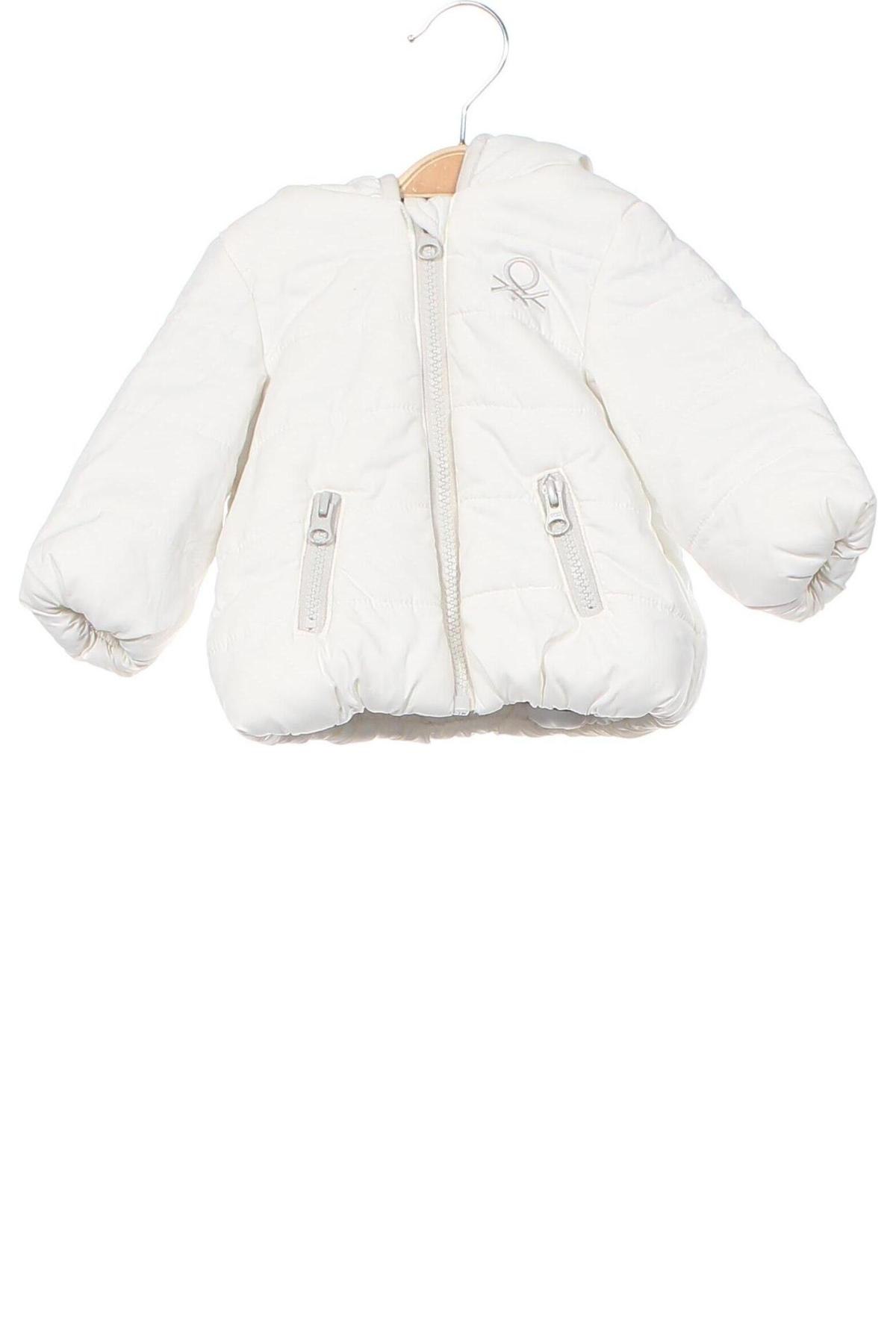 Kinderjacke United Colors Of Benetton, Größe 6-9m/ 68-74 cm, Farbe Weiß, Preis 20,03 €