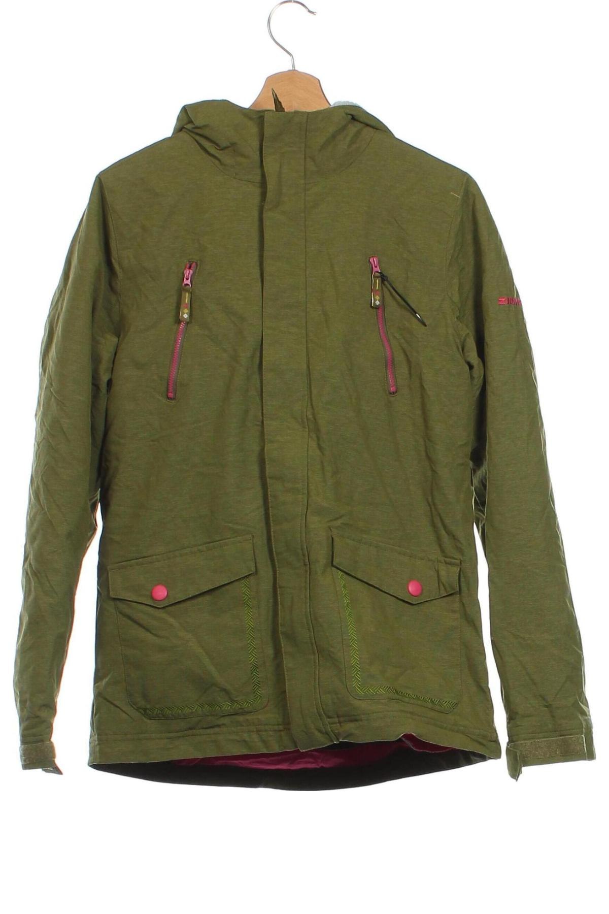 Kinderjacke für Wintersport Ziener, Größe 15-18y/ 170-176 cm, Farbe Grün, Preis € 31,99