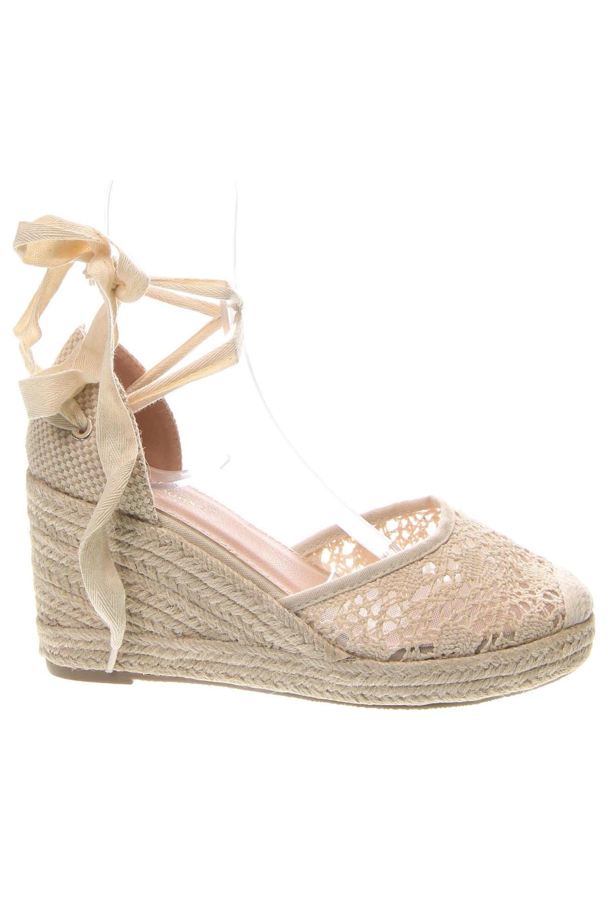 Espadrilky Ideal Shoes, Velikost 39, Barva Krémová, Cena  739,00 Kč