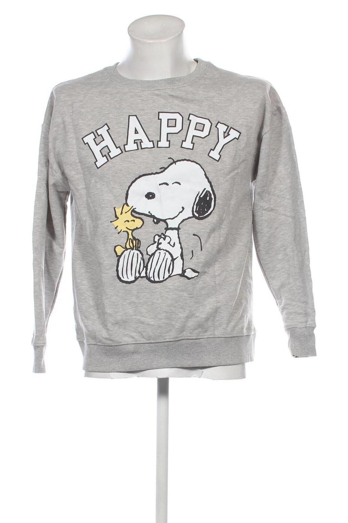 Herren Shirt Peanuts, Größe L, Farbe Grau, Preis 6,99 €