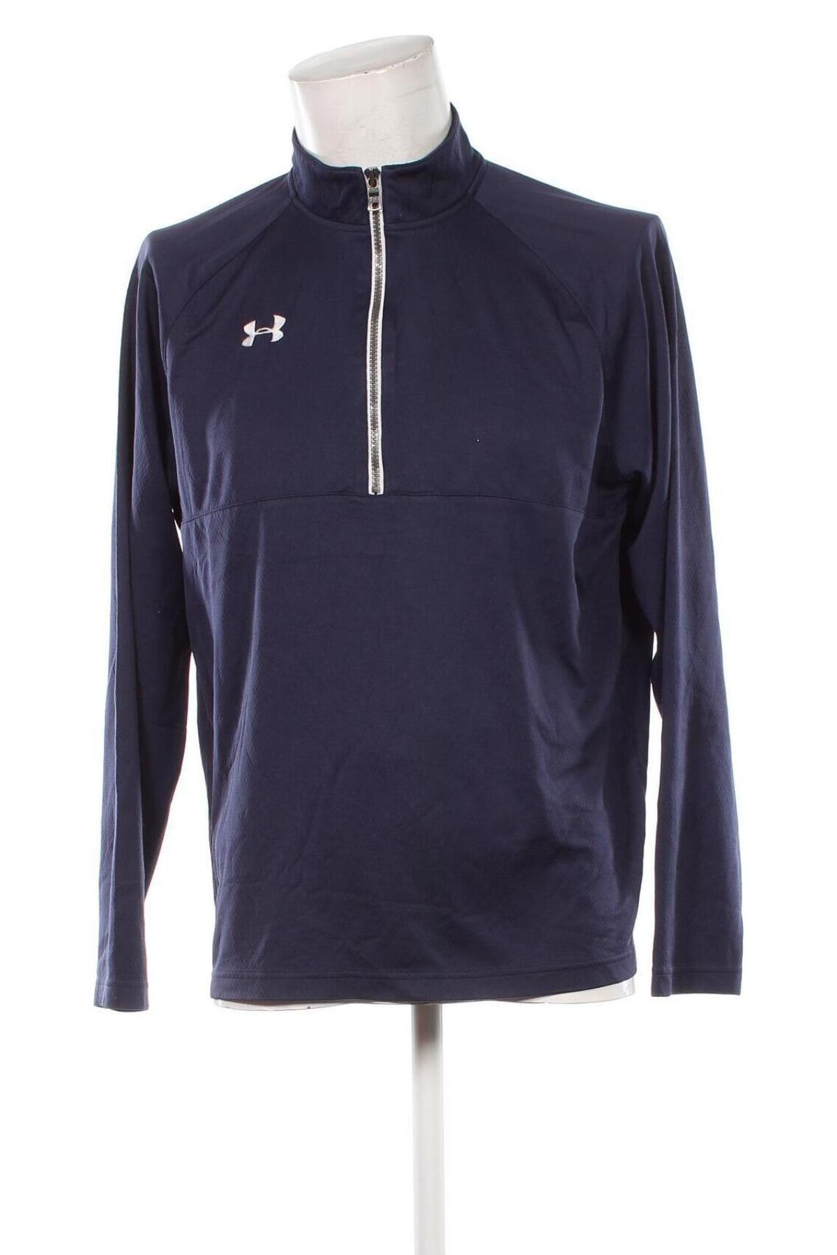 Bluză de bărbați Under Armour, Mărime L, Culoare Albastru, Preț 121,99 Lei