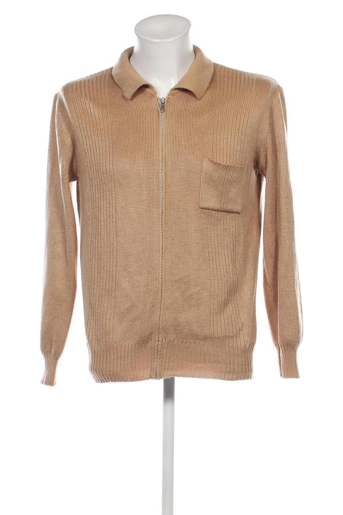 Herren Strickjacke, Größe XL, Farbe Beige, Preis 30,79 €