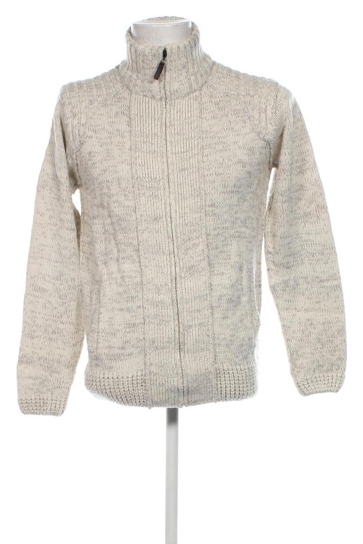 Herren Strickjacke, Größe L, Farbe Grau, Preis € 16,99