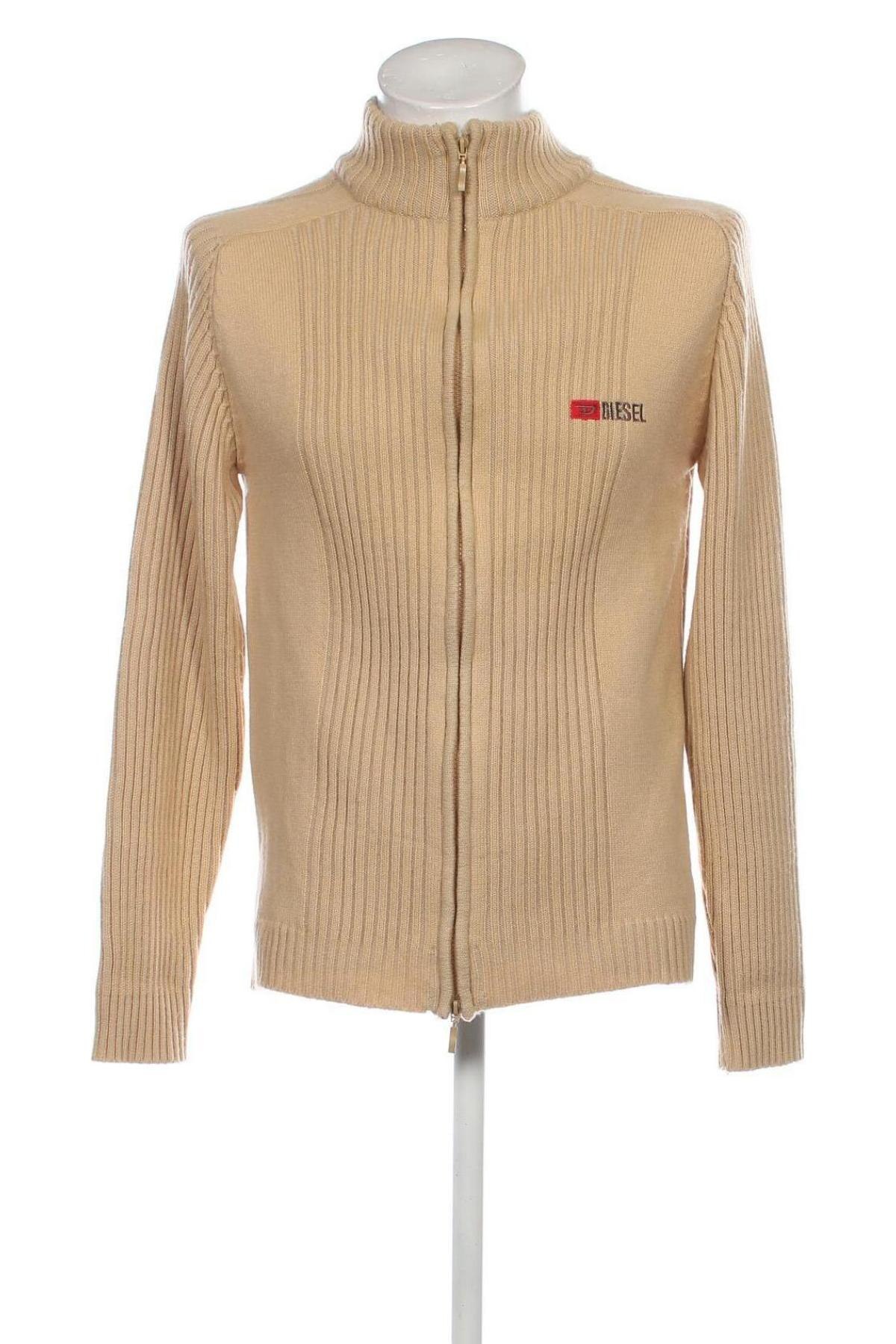 Herren Strickjacke, Größe L, Farbe Beige, Preis € 16,99