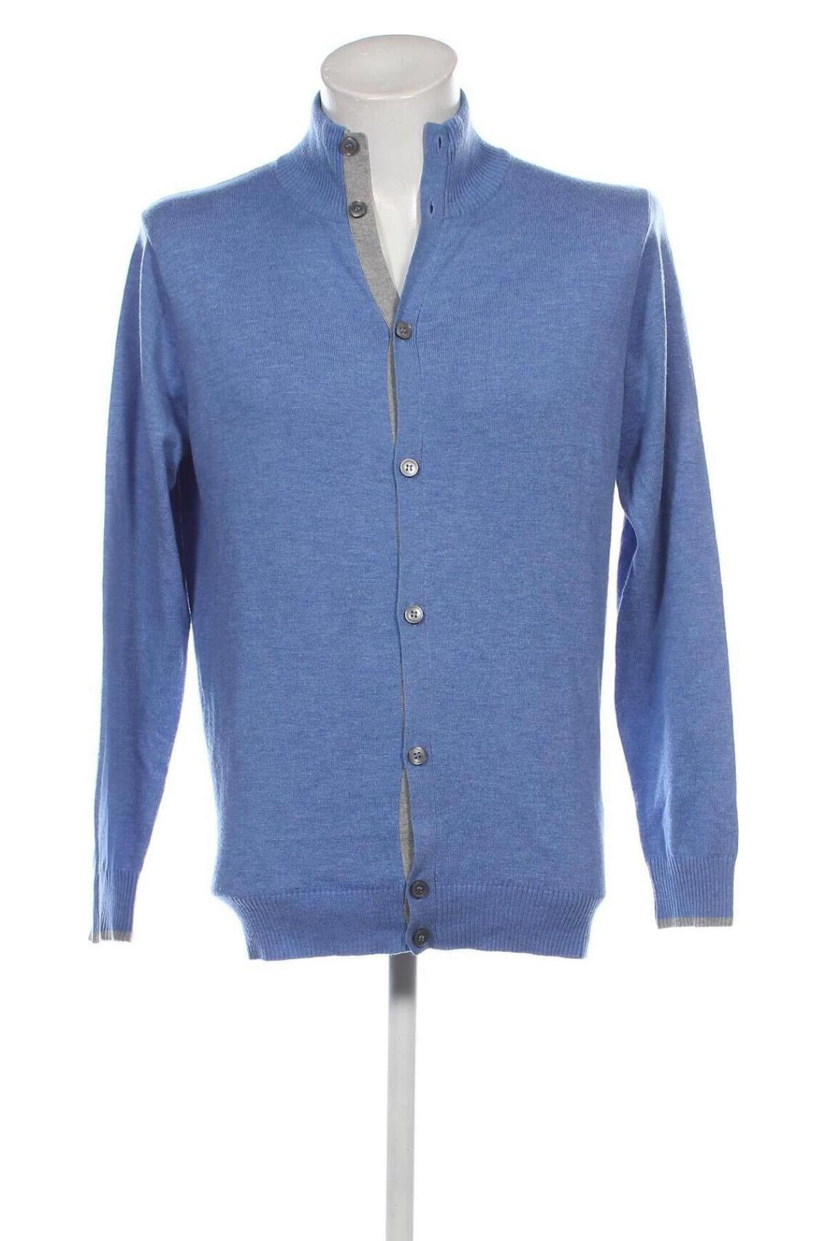 Herren Strickjacke Cotton&silk, Größe XL, Farbe Blau, Preis € 37,42