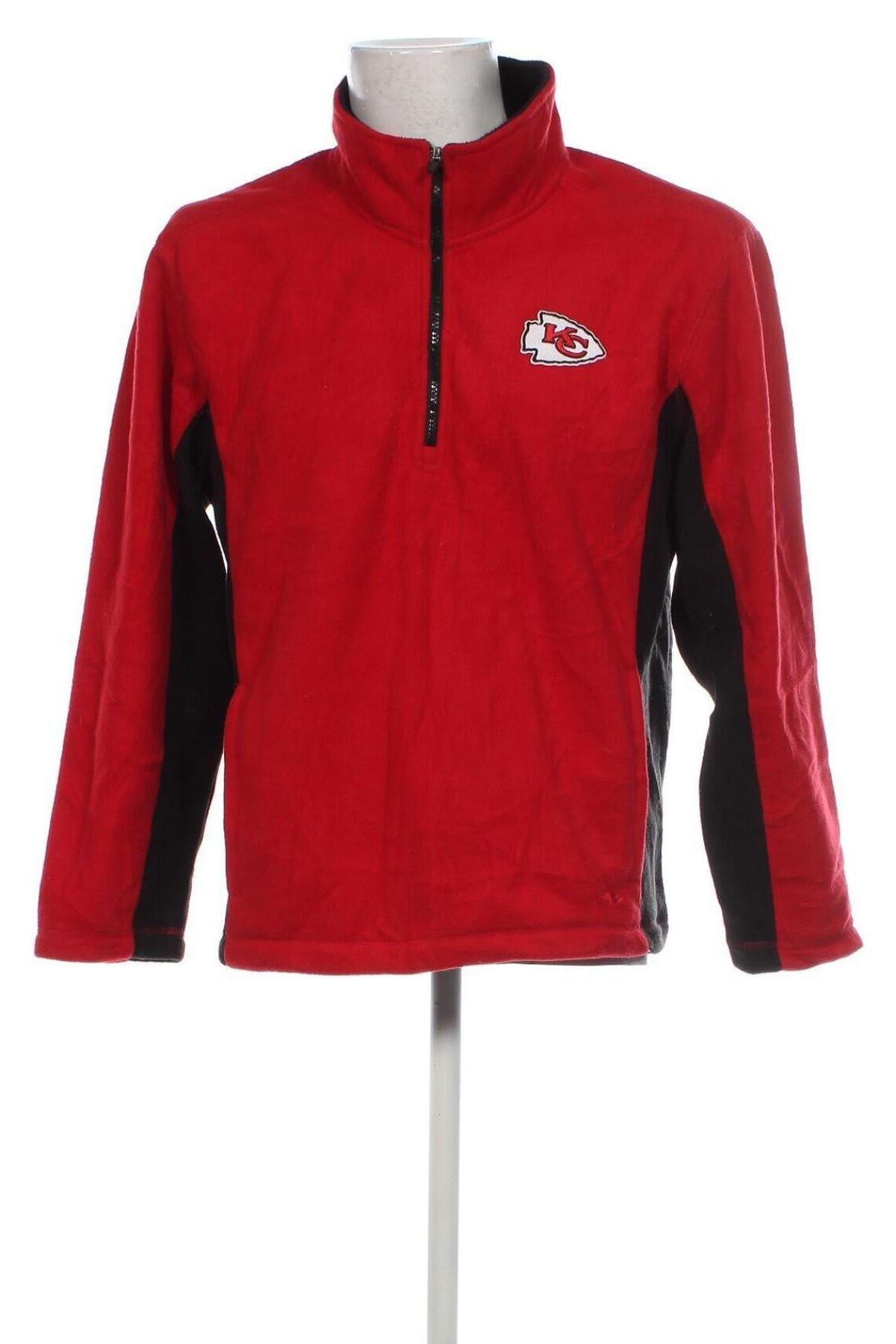 Ανδρική μπλούζα fleece Athletic Works, Μέγεθος L, Χρώμα Κόκκινο, Τιμή 6,99 €