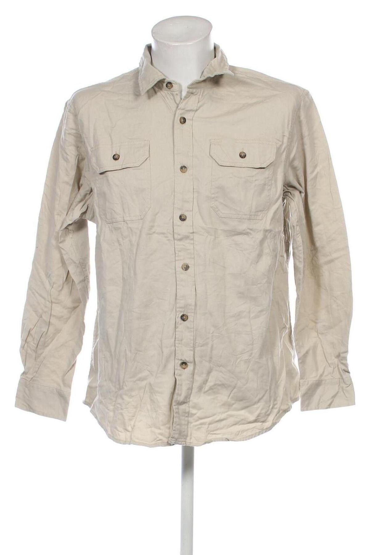 Herrenhemd Wrangler, Größe L, Farbe Beige, Preis € 15,99