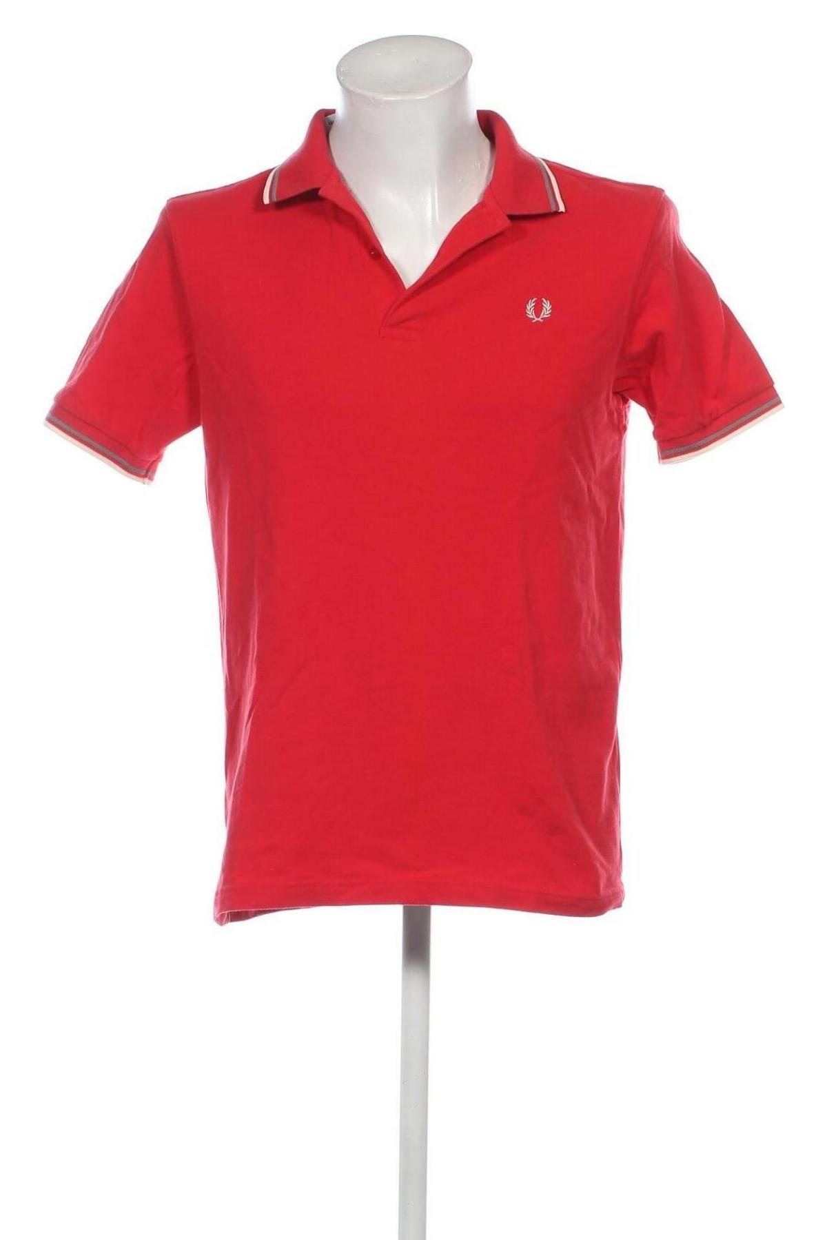 Pánske tričko  Fred Perry, Veľkosť M, Farba Červená, Cena  22,51 €