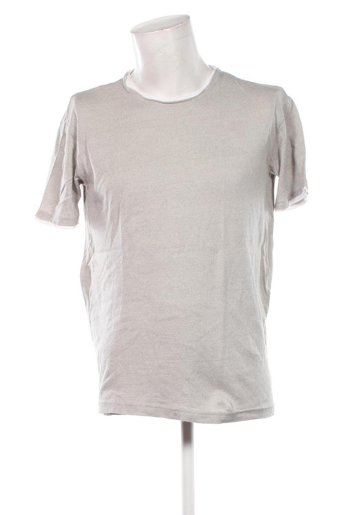 Herren T-Shirt Reserved, Größe L, Farbe Grau, Preis 14,00 €