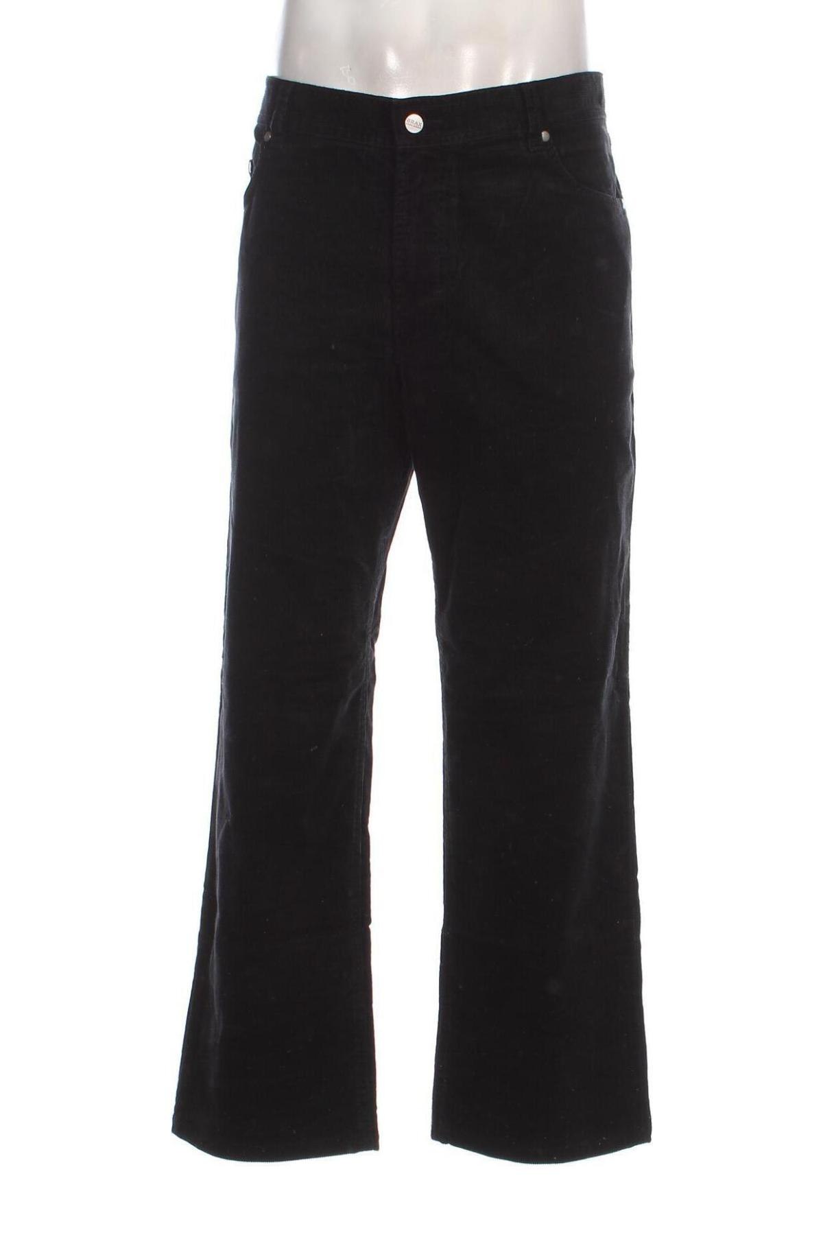 Pantaloni raiați de bărbați Brax, Mărime XL, Culoare Negru, Preț 100,99 Lei