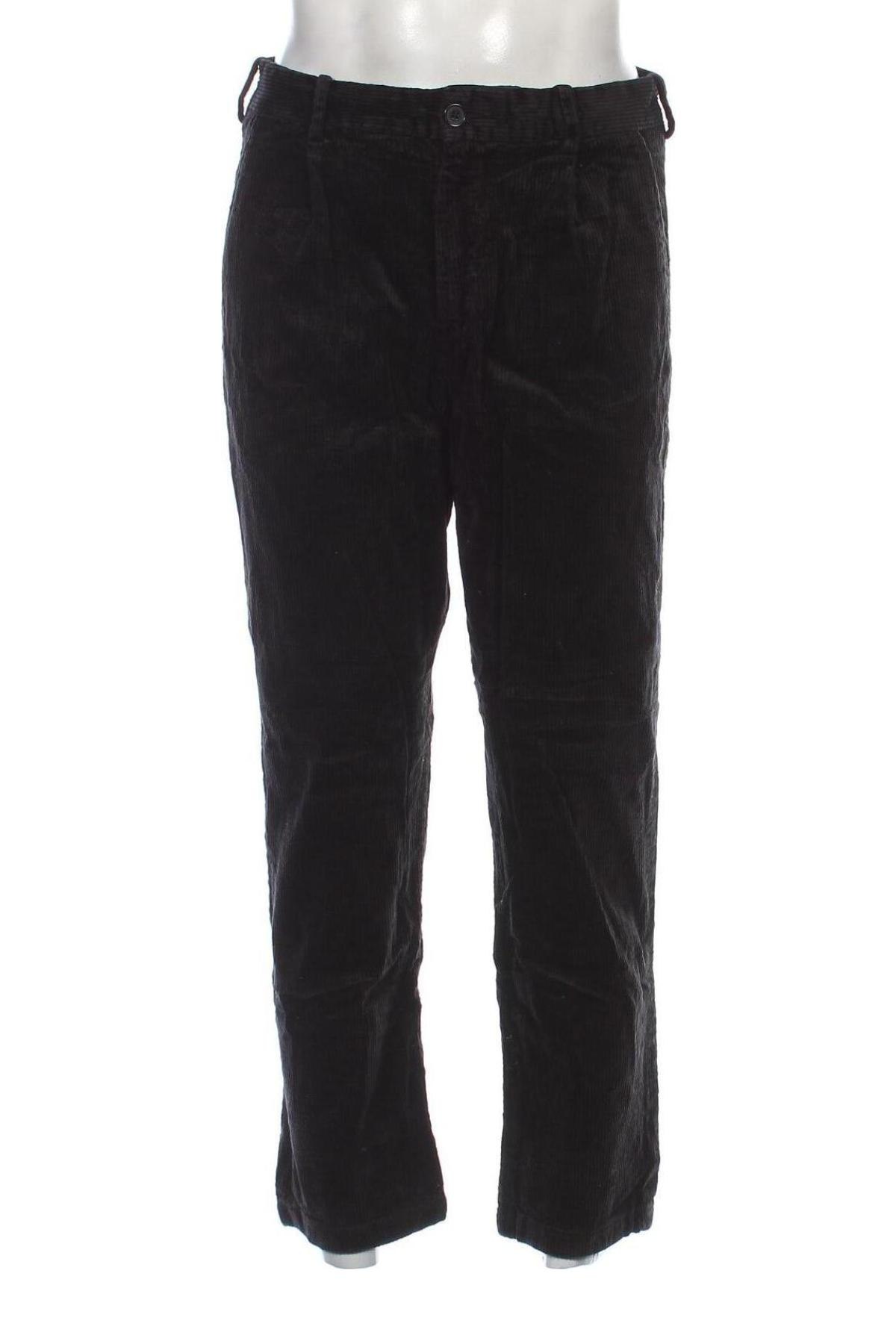 Pantaloni raiați de bărbați H&M, Mărime M, Culoare Negru, Preț 51,99 Lei