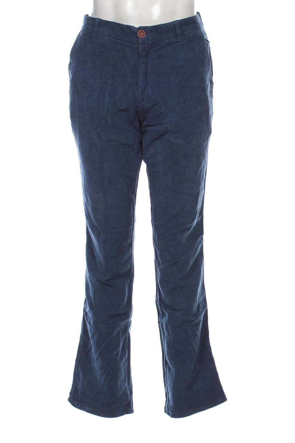 Herren Cordhose Mudo Collection, Größe M, Farbe Blau, Preis 13,99 €