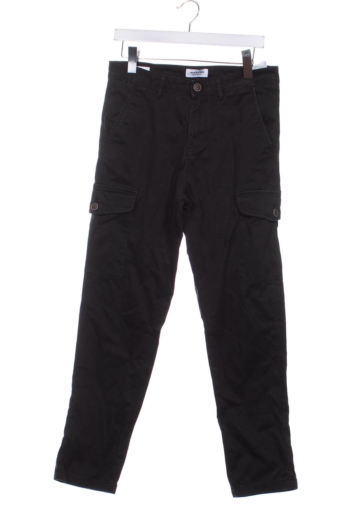 Pantaloni de bărbați Jack & Jones, Mărime S, Culoare Negru, Preț 73,99 Lei