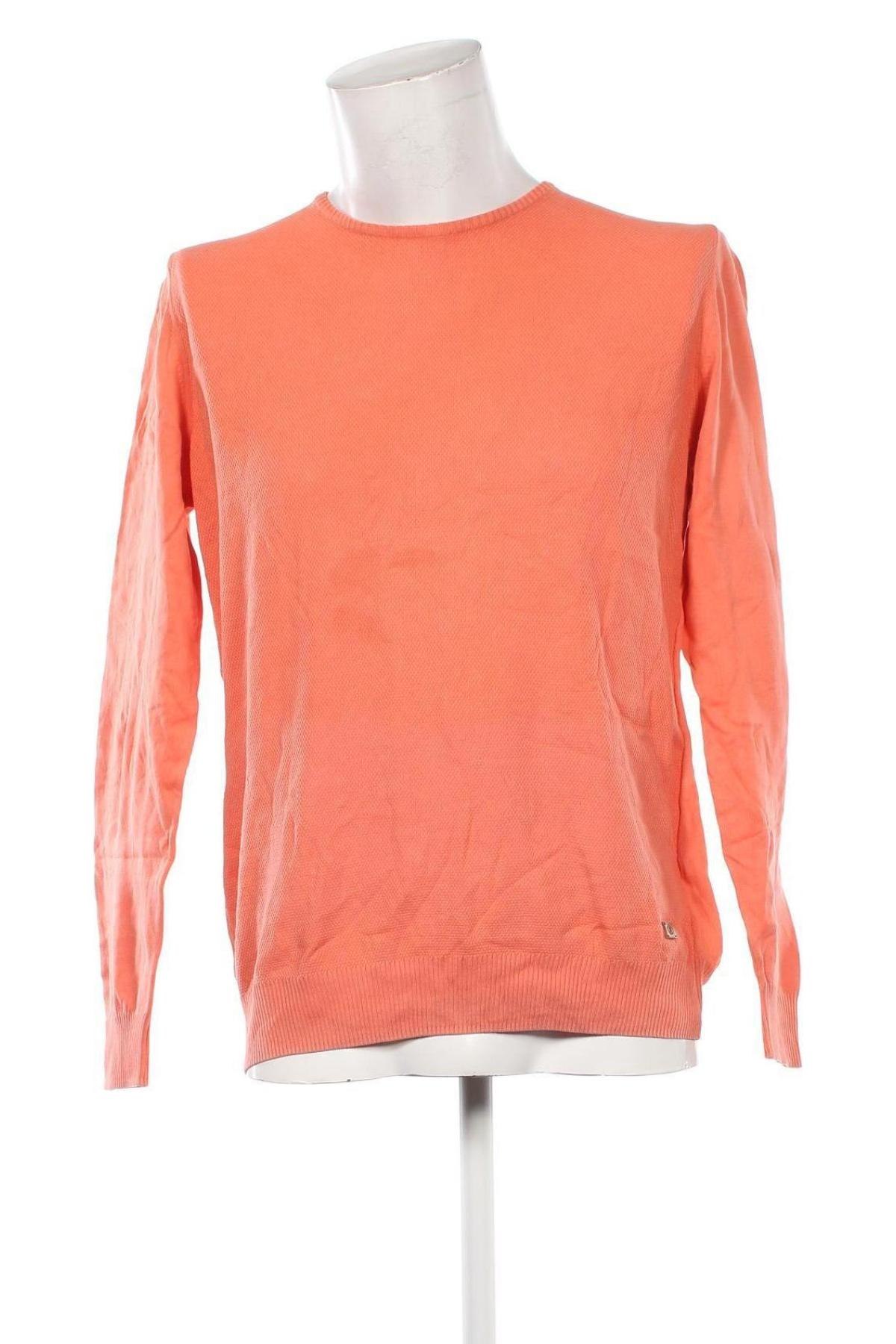 Herrenpullover, Größe L, Farbe Orange, Preis 10,49 €