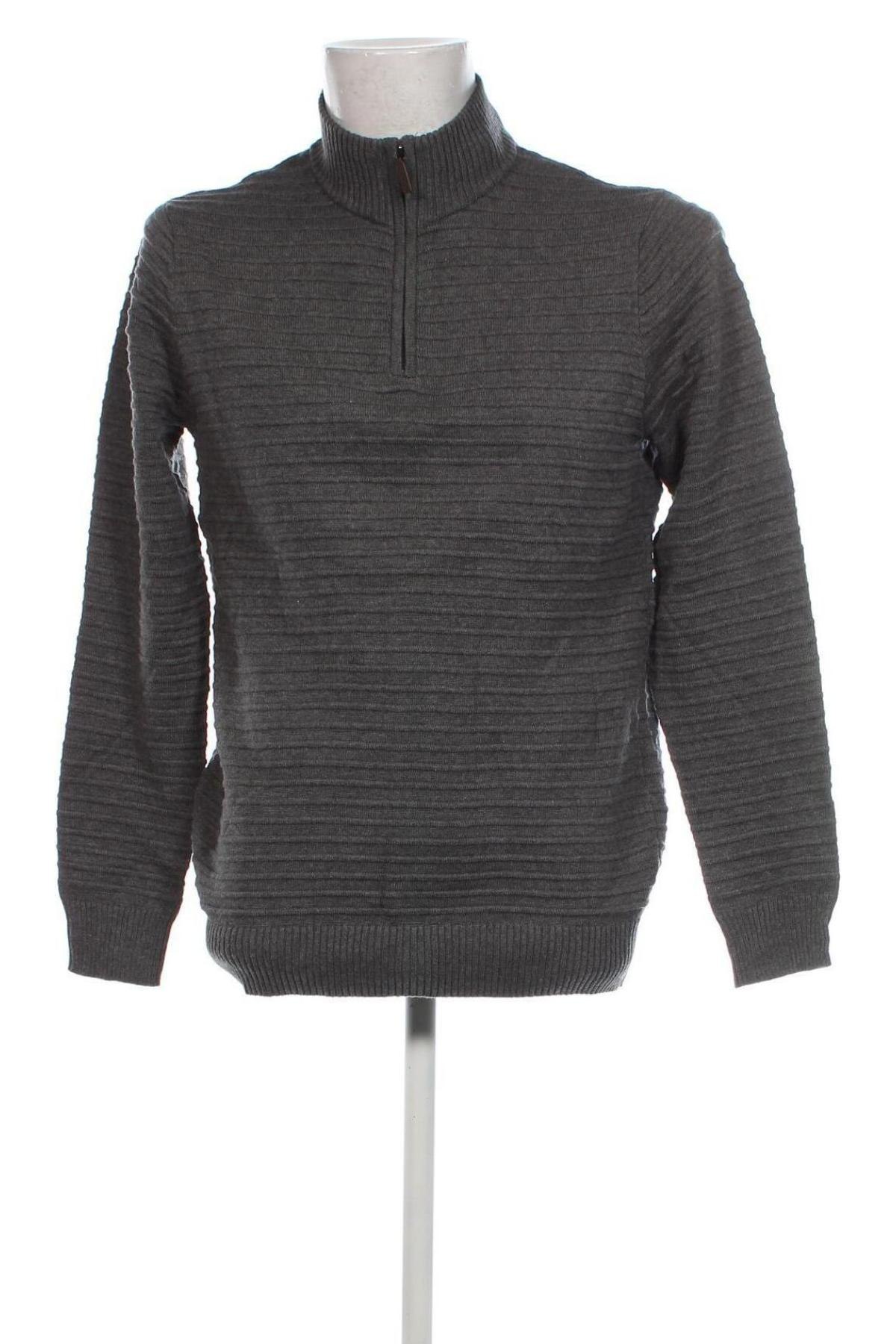 Herrenpullover, Größe M, Farbe Grau, Preis 11,49 €