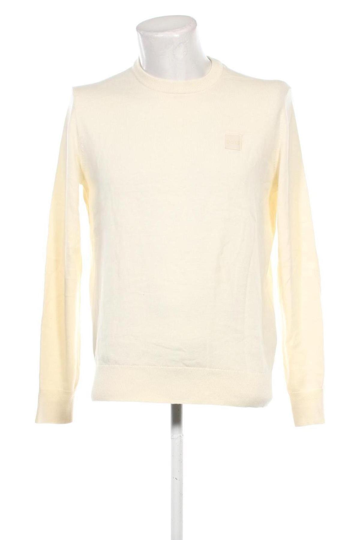 Herrenpullover BOSS, Größe L, Farbe Ecru, Preis € 49,99