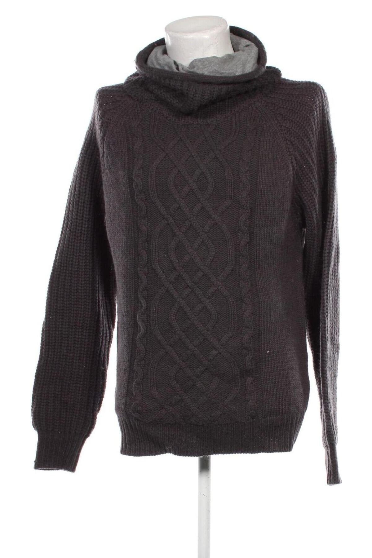 Męski sweter Bershka, Rozmiar XL, Kolor Szary, Cena 50,99 zł