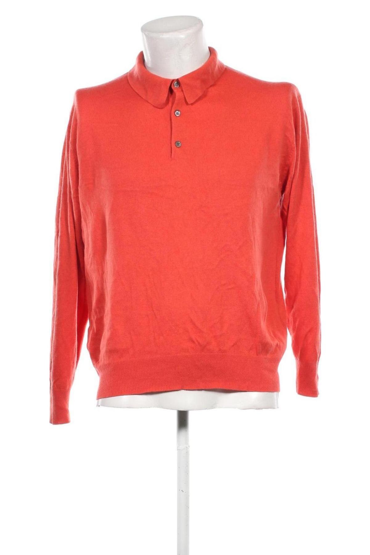 Herrenpullover Camargue, Größe L, Farbe Orange, Preis 12,99 €