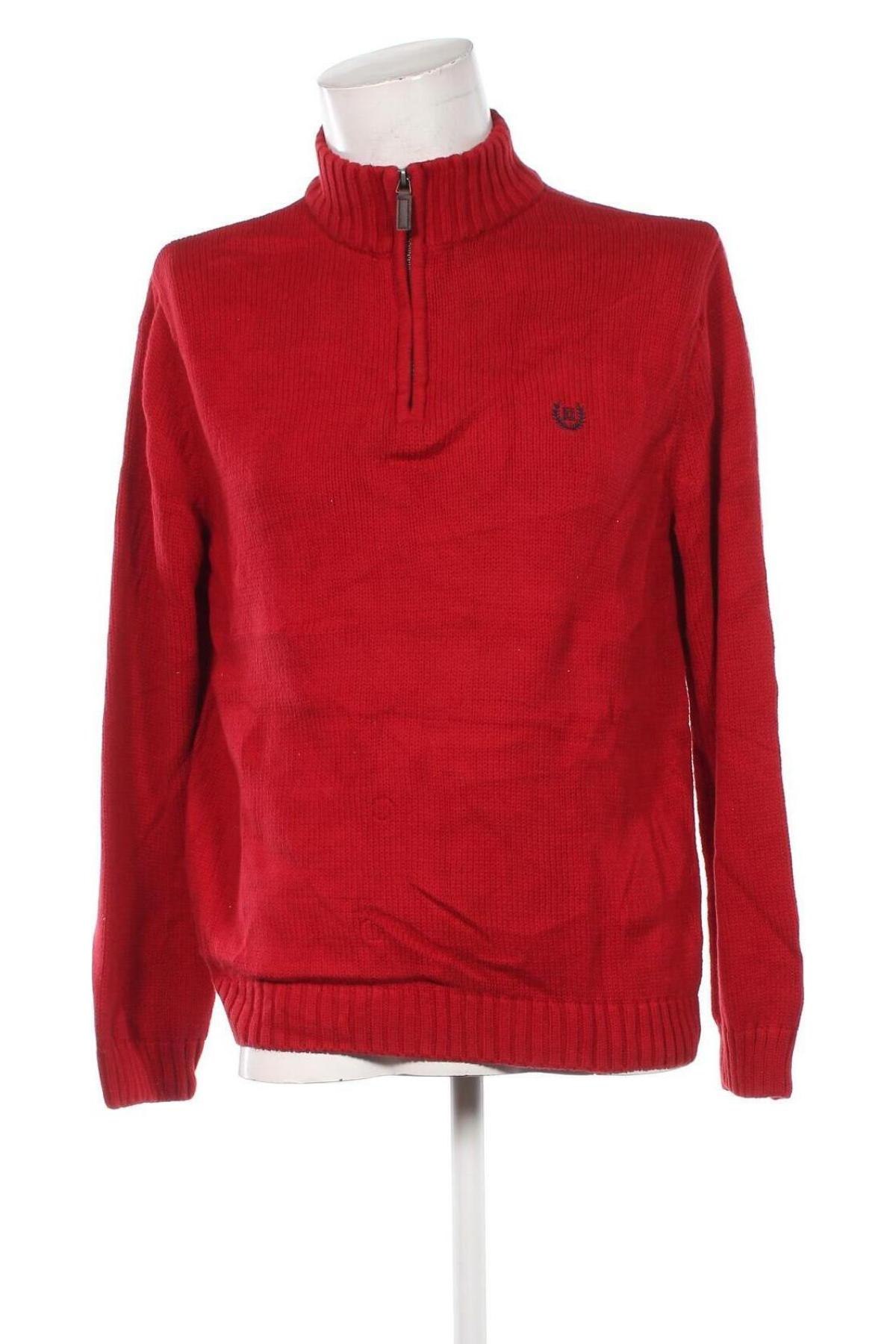 Herrenpullover Chaps, Größe L, Farbe Rot, Preis 11,49 €